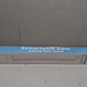 Retractable Baby Gate for Stairs, Dog Gate Indoor 55" Wide × 34" Tall Gray.