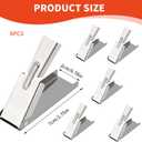 6 PCS Crawfish Tail Remover Tool, Stainless Steel Crawfish Peeler Tool, Ease of Use, Keep Your Fingers Clean, Suitable for Kitchen and Restaurant