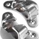 Boat Fairlead/Boat Angled Bow Chocks/Durable/Stainless Steel / 2 Pcs/Silver Tone/for Ship Yacht Boats