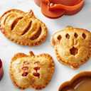 Holiday Mini Pie Mold, Hand Pie Press Mold Maker for Baking, Party Potluck Hand Pie Molds, Pumpkin Cookie Cutters, for Festivals and Parties3PCS