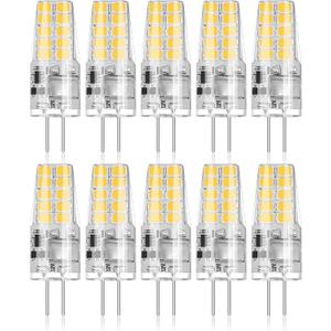 BUBO 10 Pack G4 LED Bulb 2W Equivalent 30W 3000K Warm White 250 Lumens 360Beam Angle, T3 Halogen Bulb Replacement Landscape Bulbs, AC/DC 12V Led Lights G4 Bi-Pin Base for Outdoor Landscape Lighting