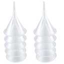 Mini Funnel 10 Pcs Kitchen Use Funnels Small Narrow Neck Plastic Urn Filling Tool for Lab Bottle,Sand Painting,Perfume,Spice,Powder,Essential Oil,Kitchen Food Grade Plastic,Water Bottle