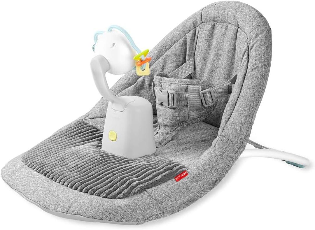 Skip Hop Baby Ergonomic Activity Floor Seat for Upright Sitting Lightweight and Travel-Friendly Silver Lining Cloud Grey Age 0+