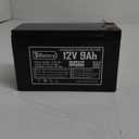 12V9Ah Lithium LiFePO4 Deep Cycle Battery, 3000+ Cycles Rechargeable Battery for Solar, Fish Finder,Lighting, Feeder and More with 15A BMS (F1 Terminals)
