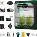 VIVOSUN GIY Smart Grow Tent System 4x2, WiFi-Integrated Grow Tent Kit, with Automate Ventilation and Circulation, Schedule Full Spectrum 200W LED Grow Light, and GrowHub E42A Controller (48"x24"x60")