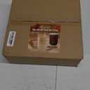 Thick Candle Jars for Making Candles 16 Pcs, 7 OZ Empty Jars with Wood Lids for Candle Making, Sample Container, Frosted Brown