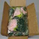 4 Pcs Flower Garland with 39.2 Ft Lights, 26.4 Ft Pink Floral Garland Fake Flowers for Home Wedding Party Wall Garden Room Outdoor Decor