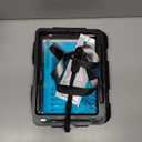 SEYMAC stock Case for iPad Pro 11-inch M5-M4 2025-2024, Shockproof Heavy Duty Case with Screen Protector, Pencil Holder, Rotating Stand, Hand Strap, Shoulder Strap, Black