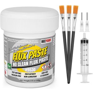 No-Clean Soldering Flux Paste, flux for Soldering, Solder Paste for Electronics PCB/IC/BGA/SMD Repairing (5.15oz/146g)