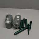 2 Pack 2025 Ultrasonic Animal Repellent Outdoor Cat Repellent Devices Solar Animal Repeller Motion Activated Deterrent to Scare Deer Squirrel Rabbit Raccoon Skunk for Yard Lawn Outdoor (Green)