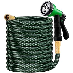 HBlife Garden Hose 50ft, Non Expandable Water Hose Flexible Lightweight Hose for Yard, Lawn, Car Wash and Outdoor