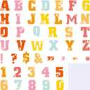 176 Pcs 7" Large Bulletin Board Letters Set, Bright, Retro