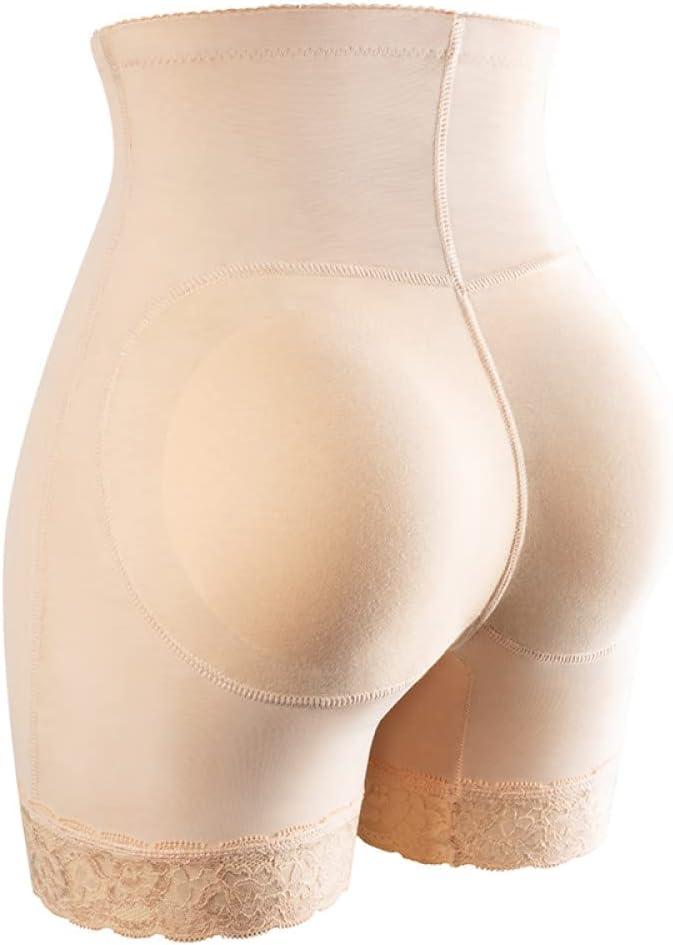 Padded Underwear for Women Butt Lifter Seamless Booty Pads Butt Enhancer Panties Lace Shapewear Boyshorts, Size: XL