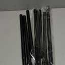 2 Pack Black Tension Curtain Rod 30 to 64 Inch,Adjustable Curtain Rod,Shower Tension Curtain Rod No Drilling,7/8" Spring Curtain Rods for Windows Closet Doorway Door