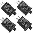 4 Pcs Replacement Yard Inflatable Adapter Power Supply Adaptor 12Vdc 1.0A Class 2 Power Supply for Halloween Christmas Inflatable Decorations