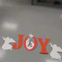 Five pcs of Joy Nativity Lawn Signs with Stakes, Christmas Angel Decorations for the Yard, Walkway, House, Outdoor Areas, New Year, and Christmas Party Supplies