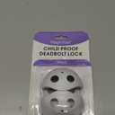 Magicfour Child Proof Deadbolt Lock, 2 Pack Door Safety Deadbolt Lock for Kids, Universal Size Deadbolt Child Safety Lock Cover Fits Most Deadbolt