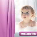 OLANLY Luxury Shower Curtain Set 72x72, Waterproof and Washable, 12 Hooks | Pink and White Ombre, Modern Decorative Bathroom Curtain for Bathtub and Shower, Minimalist Bathroom Decor Accessories