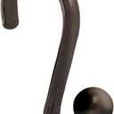 iDesign Metal Shower Curtain Hooks, The Axis Collection  Set of 12, Bronze