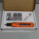 8V Cordless Rotary Tool Kit with 103pcs Accessories, USB-C Charging, 5-Speed 25000RPM mini cordless rotary tool Power Rotary Tool for Engraving, Sanding, Drilling, Polishing, DIY Crafts (Orange)
