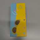 Kids Sunglasses TPEE Unbreakable Frame Polarized Sports Glasses with Adjustable Strap For Boys Girls Age 5-12 (Green Pink Frame/Grey Lens)