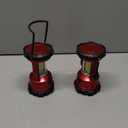 2 Pack LED Battery Operated Lights, Portable Survival Battery Powered Lamp, Waterproof Camping Lantern, Suitable for Hurricane, Emergency, Storm, Outages, Outdoor Collapsible Lanterns,