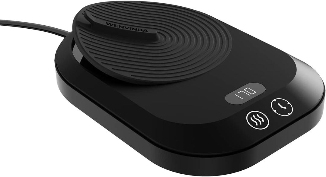 Coffee Mug Warmer for Desk, Electric Coffee Cup Warmer with 3-Temp Settings, Smart Coffee Warmer for Desk Auto Shut Off Timer, Cup Warmer for Desk with TEM/TIME Display, Wax Warmer, Good Gift