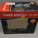 1000W Paint Sprayer with Cleaning & Blowing Joints,1400ml Cup Spray Paint Gun with Adjustable Flow Width,6 Nozzles and 3 Patterns,Yellow Paint Sprayer for House Painting,Easy to Clean