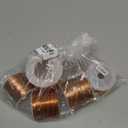 Funrous 5 Rolls 5 Size Jewelry Wire 18, 20, 22, 24, 26 Gauge Copper Wire Kit Jewelry Beading Bendable Craft Metal for Making Crafts, Sculpting with a Pliers(Copper)