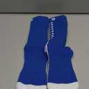 Lux Dual Grip Socks - Soccer Grip Socks for Men and Women. GripArray Performance & Comfort (Small, Blue)