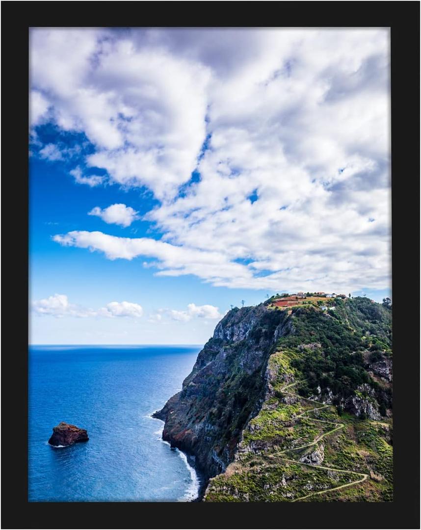 MENNTHUI 9.5x13 Black Picture Frame, Tabletop and Wall Mounting Horizontally or Vertically, Decoration for Photos, Paintings, Posters, Artwork