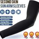 GOUNOD Arm Sleeves for Men Women,Compression Sleeves to Cover Arms for Men Working,Sun Sleeves for Men UV Protection