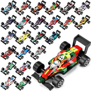 Civaner 24 Pack Pull Back Cars Toy Model Set 3.74 x 1.9 x 1 Inch Small Race Car Birthday Party Favors Easter Stuffing Piata Fillers Treasure Prize Toys