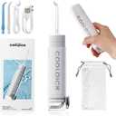 Mini Water Flosser Travel Size  Portable Cordless Oral Irrigator, 3 Modes, IPX7 Waterproof, Teeth Cleaner for Braces and Gum Care, Compact Dental Device for Home & Travel, USB Rechargeable