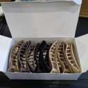 8 Pack Neutral Flat Hair Clips for Women  Large Matte No-Slip Rectangle Claw Clips Thick & Thin Hair in Brown, Black, and Blonde, Strong Hold Square Hair Accessories for Work or Daily Wear