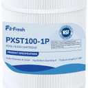 Fil-fresh PXST100 Pool Filters Cartridge Compatible with Hayward XStream CC1000, Replaces Pleatco PXST100, Hayward CCX1000-RE, Unicel C-8311, Filbur FC-1285, 817-0100N/P, 100 sq. ft, 1-Pack