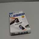 Truform Sheer Compression Stockings, 15-20 mmHg, Women's Knee High Length, Open Toe, 20 Denier, Medium (Nude)