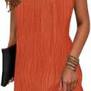 Summer Dresses for Women 2025 Sundresses Sleeveless Beach Swimsuit Cover Ups Spring Casual Loose Tank Tshirt Sun Dress, XXL