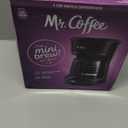 Mr. Coffee 5-Cup Mini Brew Switch Coffee Maker, Black