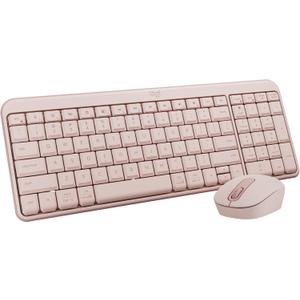Logitech MK250 Bluetooth Wireless Mouse and Keyboard Combo: Fast & Easy Connectivity, Compact Wireless Keyboard, Ambidextrous Mouse, Durable Build - Windows/MacOS - Rose