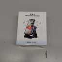 Wireless Induction Speaker 5-in-1 Bluetooth Speaker with Phone Stand,Stereo Sound, 3500mAh Rechargeable, 8 RGB Ambient Light, 360 Adjustable Holder for iPhone/Android/iPad,Gifts for Men Women (Black)