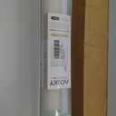 AOSKY Cordless Roller Shades for Windows Light Filtering Shades with 5% Openness Solar Screen Semi Sheer Roller Blinds UV Protection for Office and Home. Easy to Install 42" W x 72" H (Beige)
