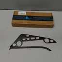 AIRSPEED Carbon Fiber for 2018-2024 Toyota Camry Center Console Button Frame Cover Car Interior Trim Accessories, Black, Type A with Windshield Defogging Button