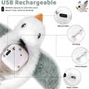 2 PCS Cat Toys, Flapping Bird Cat Toy(No Flying), Interactive Catnip Toy with Catnip Bags, Chirping Enrichment Moving Wings Dog Cat Kitten Toys, Flappy Flying Pets Toy for Indoor (Pigeon & Seagull)