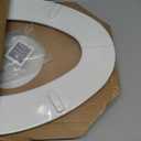 Mayfair Cassel Slow Close Toilet Seat, Easy Clean, Non Slip Premium Wood Seat, Easy Install, Made in USA, Elongated, White