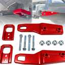 Tow Hooks PT974-35250 Compatible with Toyota Tacoma 2024 2025 2026 - Red
Heavy-Duty Forged Steel Front and Rear Recovery Points (Driver & Passenger Side Pair), Red Rust-Resistant Coating