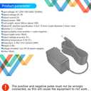 9V Power Supply 2A Max 9Volt Power Adapter DC 9V Power Cord with 5.5x2.1mm Plug 10ft Extension Power Cable for 9Volt 2000mA 1600mA 1000mA 600mA 500mA Devices