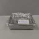 Herogo Rectangle Cake Pan Set of 2, 12 x 9 x 2 Inch Stainless Steel Baking Pan for Oven, Lasagna Brownies Casseroles Cakes Bakeware, Dishwasher Safe (Silver)