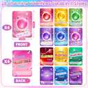 28 Pack Valentines Day Gifts for Kids, 28Pcs Valentines Stretchy Ball with 28Pcs Cards, Classroom Exchange Prizes & Party Favors, Kids Valentines Day Cards, Ideal Valentine Gifts for Boys Girls