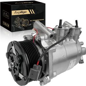 Air Conditioner AC Compressor Fits for Honda Civic 2002-2005 2.0L, for Acura RSX 2002-2006 2.0L, CO 10726AC AC Compressor, Replaces 38810PND006, 38810PRA006